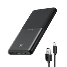 VRURC Power bank 30000mAh,20W Fast Charge PD 18W QC 3.0 USB C Portable Charger Battery Pack With 4 Outputs & 3 Inputs Compatible with iPhone iPad