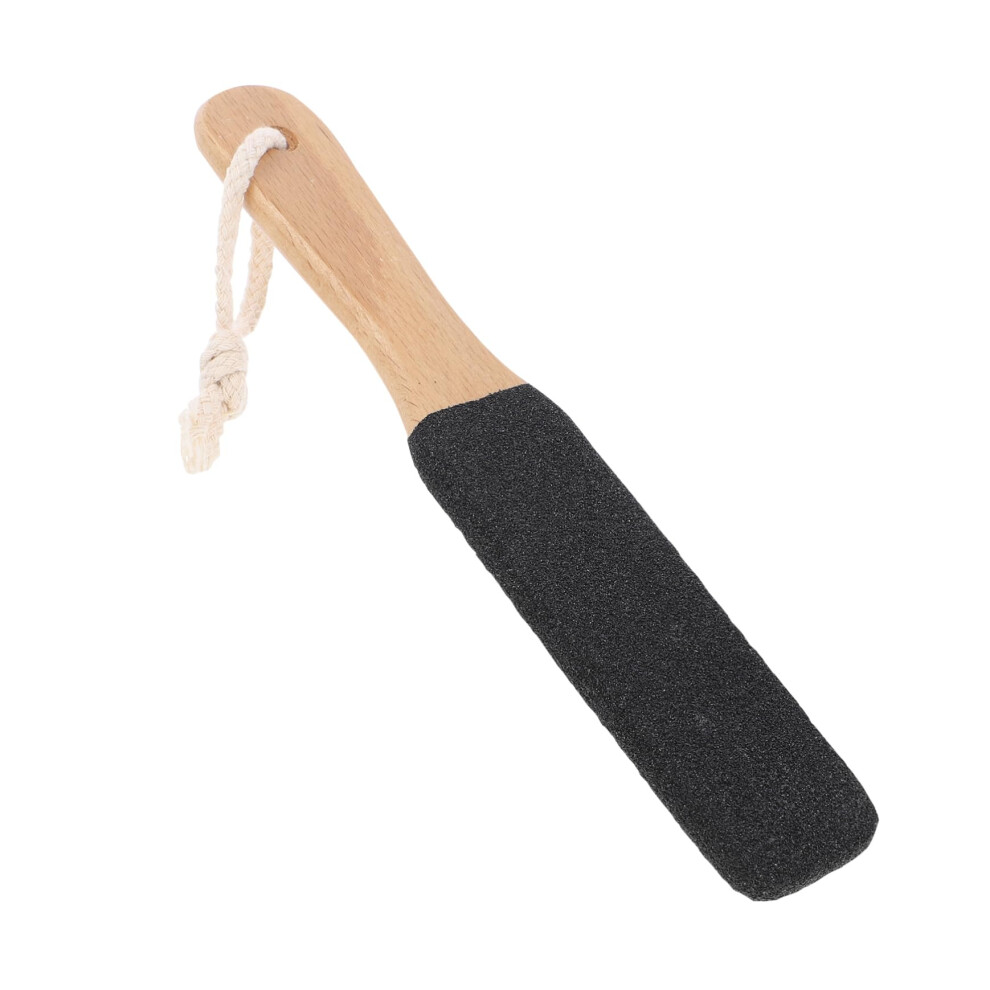 Foot File with Ergonomic Wooden Handle, Pedicure Rasp and Callus Remover for Dead Skin Removal