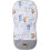 Universal Double Sided Pram Seat Liner Pushchair Buggy Graphite/Forest Friends 5