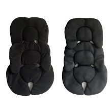 Baby Stroller Liner Pram Liner Car Seat Insert Infant Newborn Seat Liner for Stroller Buggy Pushchair Baby High Chair Bassinet Soft Cosy Plush & Mesh