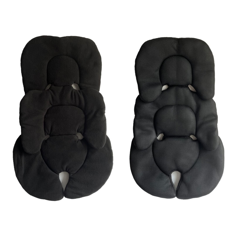 Baby Stroller Liner Pram Liner Car Seat Insert Infant Newborn Seat Liner For Stroller Buggy Pushchair Baby High Chair Bassinet Soft Cosy Plush & Mesh Topoq