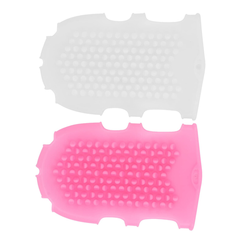 2pcs Silicone Body Scrubber and Shower Brush for Exfoliation, Deep Cleansing, Gentle Massage