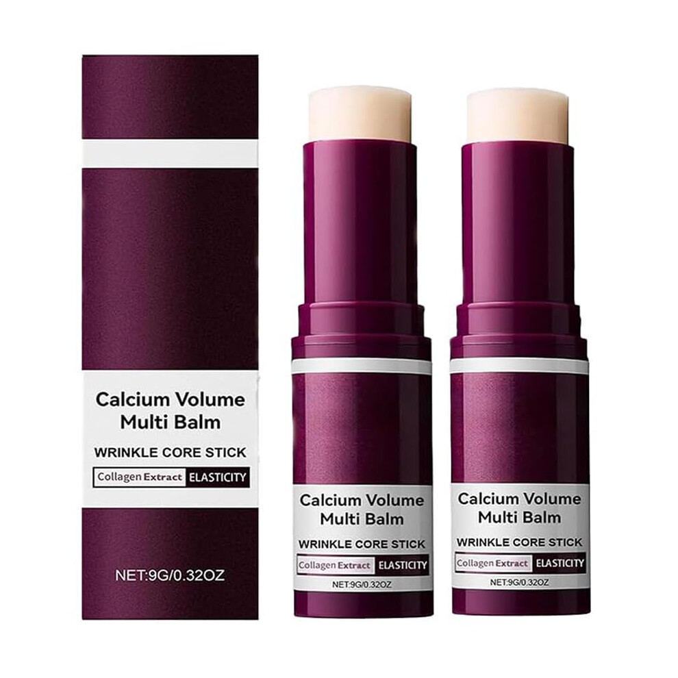 Moisturizing Balm Stick with Collagen for Deep Hydration, AntiAging Face and Neck Care 2PCS