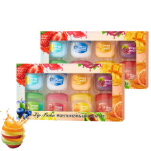8 Piece Fruit Flavored Lip Balm Set for Deep Hydration and Multiuse Lip Care, TravelFriendly Gift
