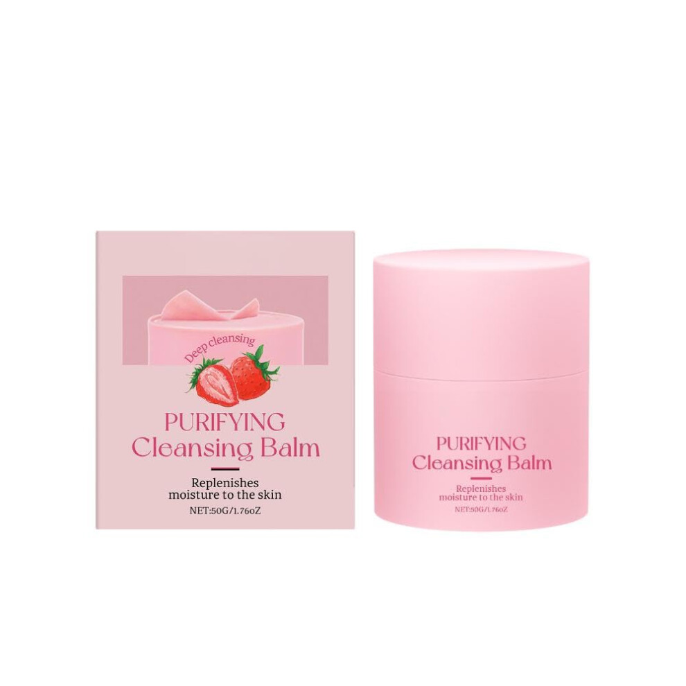 Strawberry Makeup Remover Balm â Gentle Hydrating Cleansing for Waterproof Makeup, 100ml