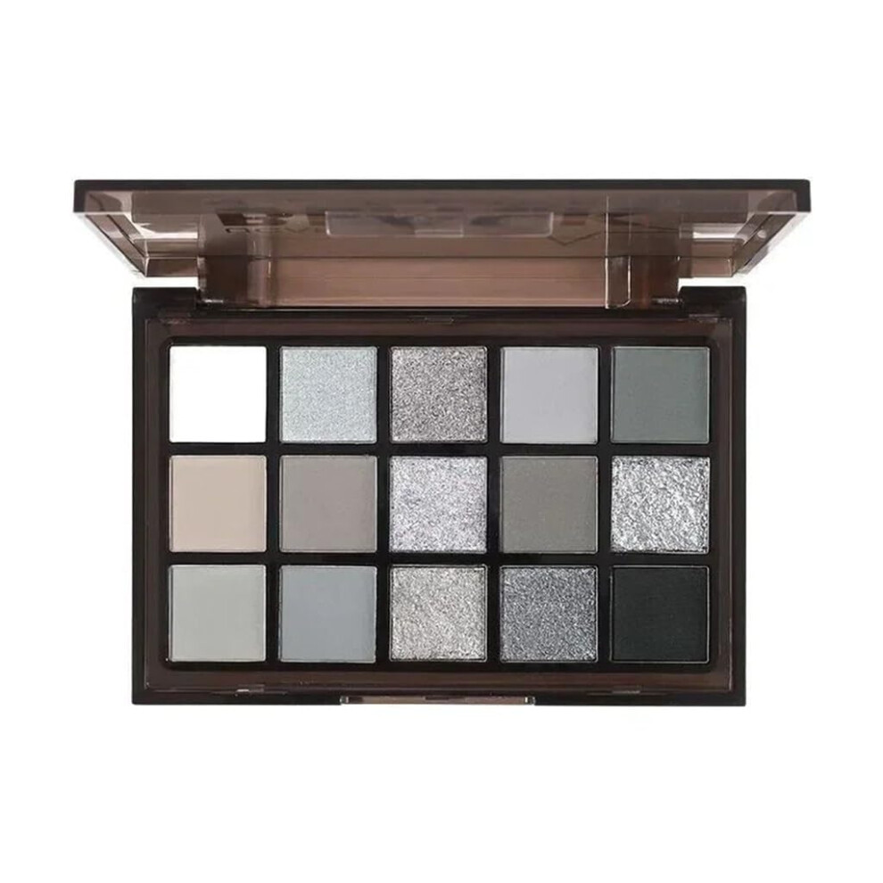 15 Color Eyeshadow Palette Matte and Shimmer Smoky Eye Makeup LongLasting Smooth Blend