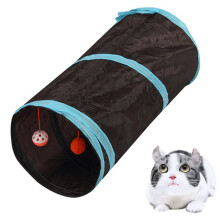 Labyrinthe interactif pour petits animaux, polyester ultra-résistant aux déchirures, cadre en acier à ressort, jouet portable pour chatons, chats