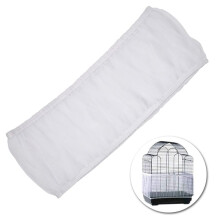 Ventilated Nylon Cover for Bird Cages, Heavy-Duty Elastic Ensures Secure Fit and Easy Installation for Any Sized Parrot