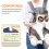 Pet Front Carrier, Superior Comfort Padding Hands-Free Dog Backpack 8