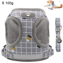 Úim Madraí Gan Tarraingt, Stiallacha Frithchaiteacha Cruthúnas Éalaithe Siúlóide Lasmuigh Dearadh Plaid do Pheataí Beaga Thar a Bheith Éadrom