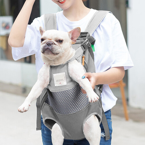 Pet Front Carrier, Superior Comfort Padding Hands-Free Dog Backpack 2
