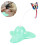 Pet Scratching Tool, White Base Interactive Cat Toys With Easy Assembly, Non-Slip Pads For Secure Activity 2