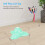 Pet Scratching Tool, White Base Interactive Cat Toys With Easy Assembly, Non-Slip Pads For Secure Activity 5