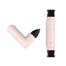 Waterproof Winged Eyeliner Stamp Pen with DualEnded Rotating Tip, Foldable Brown SmudgeProof Cat Eye Tool