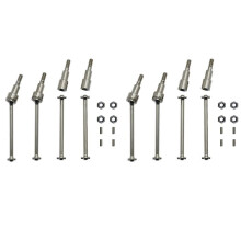 2set Metal Front and Rear Drive Shaft CVD Driveshaft for SCY 16101 16102 16103 16201 Pro 1/16 Brushless