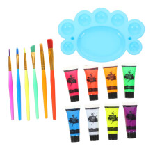 Glow in the Dark Face and Body Paint Neon Fluorescent Quick Drying Washable Safe for Party Halloween