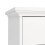 3-drawer white desk L130 cm - SOFIA 7
