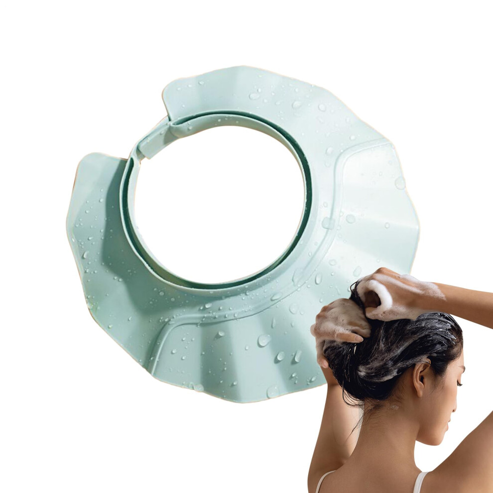 Baby Shower Cap with Splash Protection Brim, Adjustable Baby Bath Hair Washing Shield for Infants