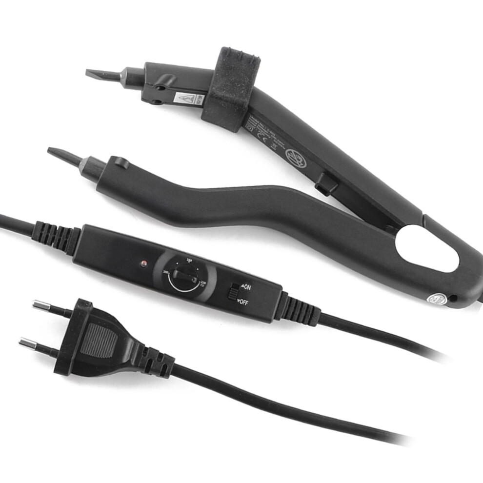 Unisex Hair Extension Heat Tool With Adjustable Temperature, Keratin Bonding Iron For Fusion And Tip Styles