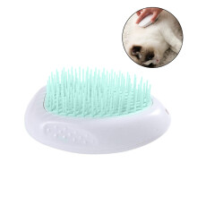 Escova de limpeza para pelos de cães e gatos, escova de higiene para gatos com botão de liberação, escova para animais de estimação que remove
