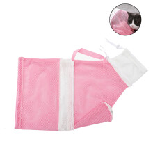 Purrfect Grooming: Borsa da bagno per gatti, in rete traspirante, regolabile, antigraffio, morbida e resistente, multifunzionale, borsa da doccia