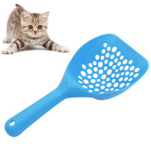 Pá para areia de gato com design ergonômico que garante uma limpeza rápida para o seu felino.