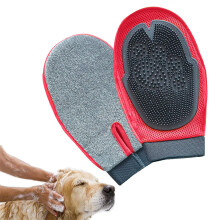 Pet Grooming Marvel, Silicone Material, High-Density Teeth, Multi-Purpose, Quick Drying, Adjustable Touch Closure