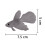 Peixe artificial de silicone com simulação realista, decoração vibrante para água salgada subaquática. 8
