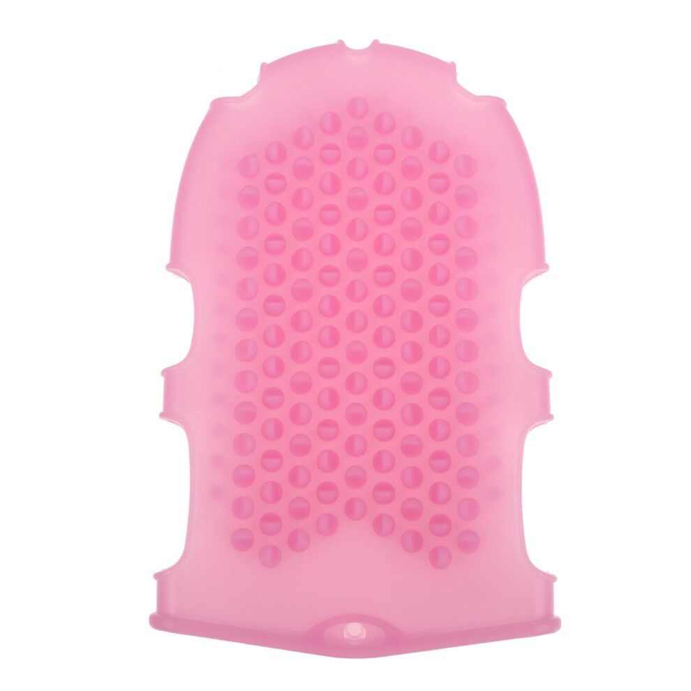 Silicone Body Scrubber with DualSided Exfoliation and Massage, Ergonomic Bath Brush for All Skin Types