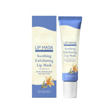 Lip Sleeping Mask with Vitamin E and Pumpkin Seed Oil, Overnight Hydrating Lip Treatment for Dry Lips