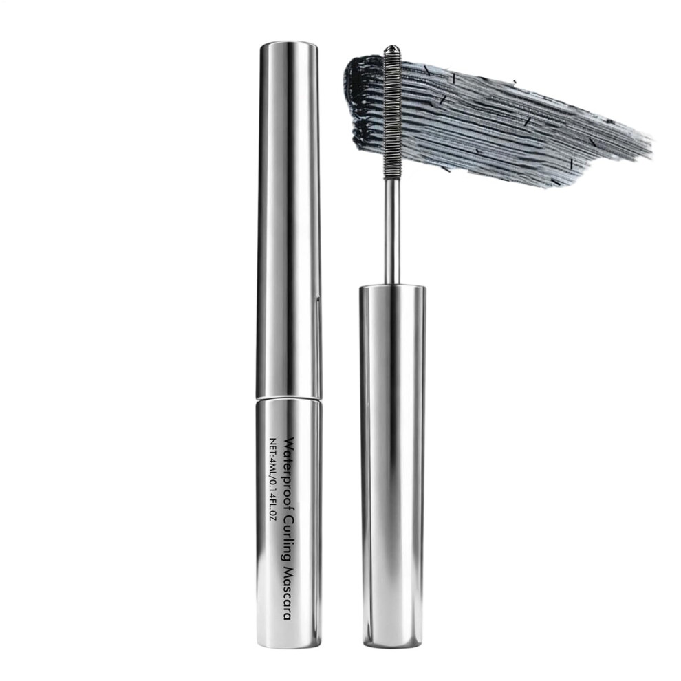 Lengthening Waterproof Mascara with Long Lasting Curl and Volumizing Smudge Proof Formula