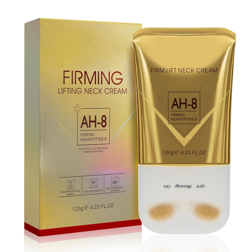 Cream Neck Firming With Builtin Massage Roller, Peptide Anti Aging, Tightening For Sagging Skin (2)