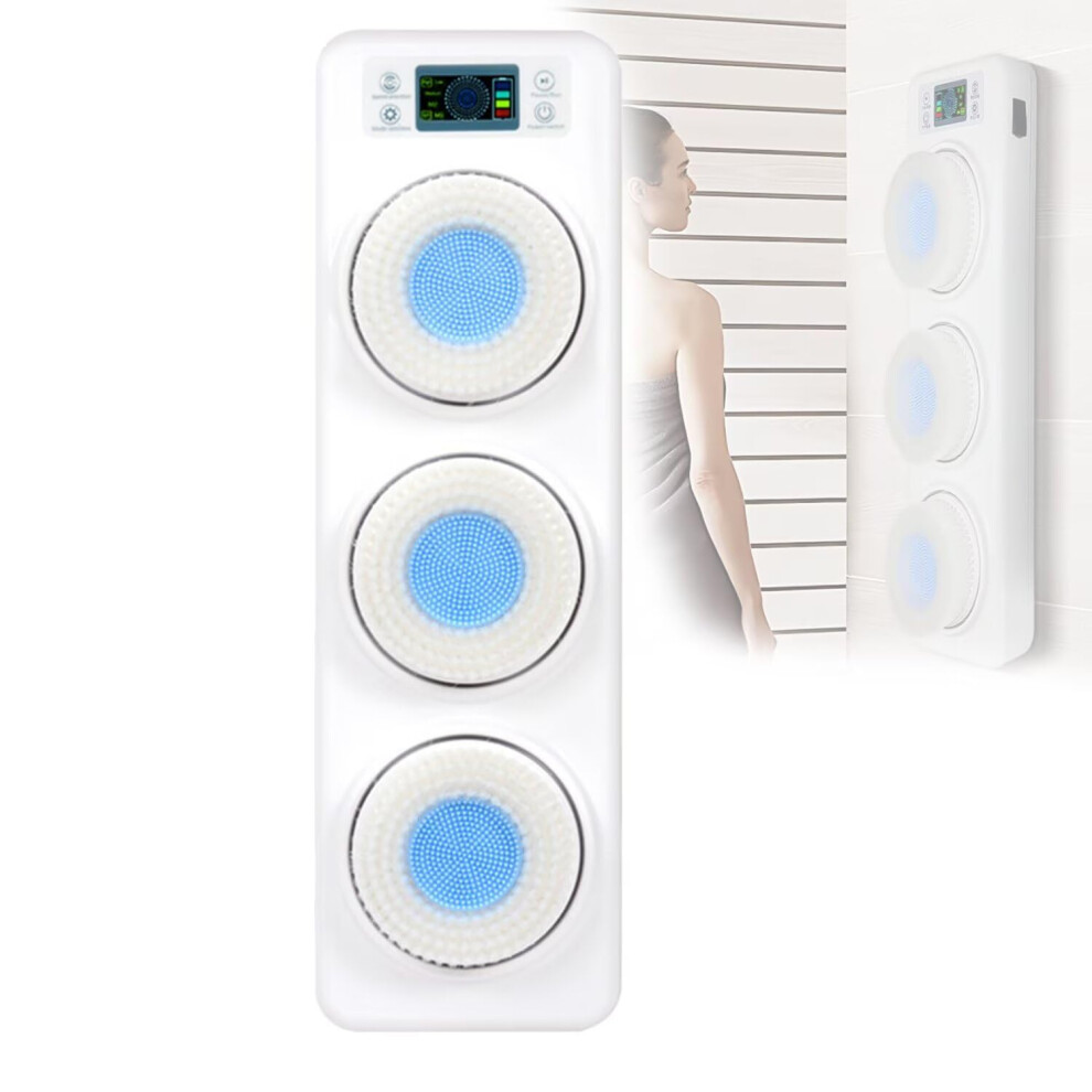 Electric Back Scrubber for Shower with 3 Large Heads, 360 Rotation, Dual Modes, IPX5 Waterproof