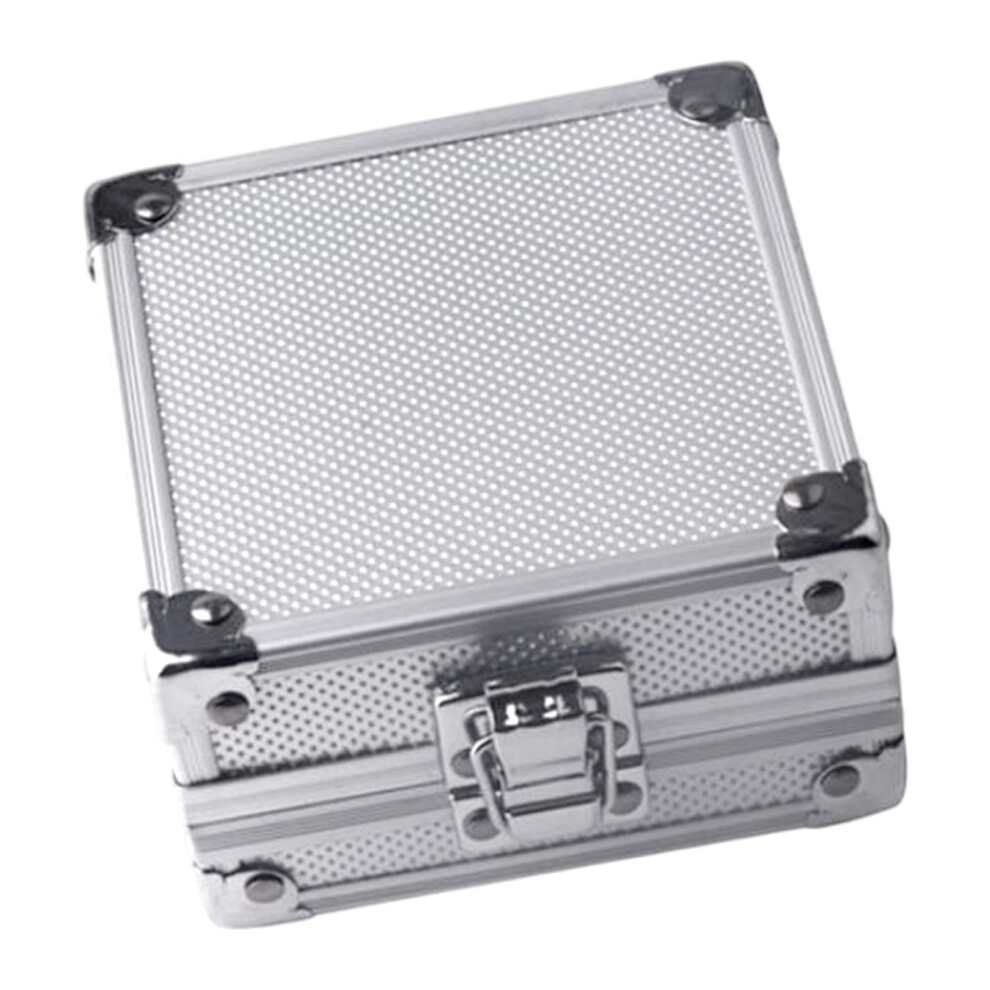 Tattoo Machine Carrying Case with Secure Foam Cushioning, Durable Aluminum Travel Storage Box