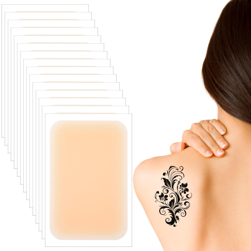 15Pcs Invisible Tattoo Cover Up Patches Waterproof Ultra Thin Skin Tone Adhesive for Scars Bruises
