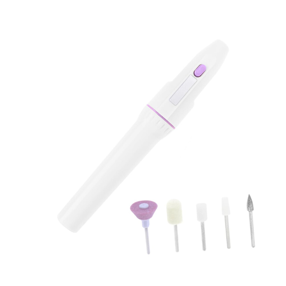 Mini Electric Nail Drill Kit for Manicure and Pedicure, Multifunction Nail Polisher for Home and Salon