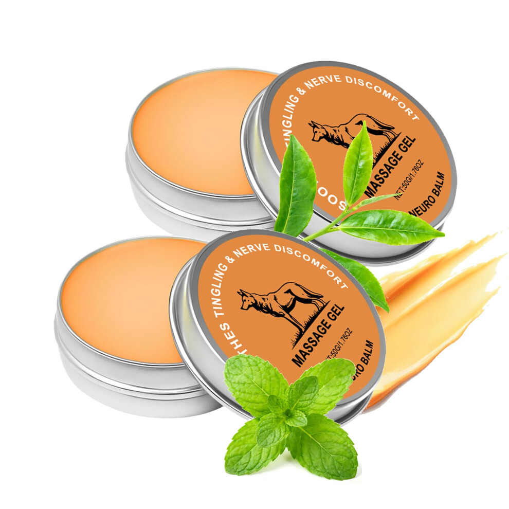 Cream 2 Pcs Joint And Muscle Balm With Natural Pain Relief Fast Absorbing Nongreasy Formula