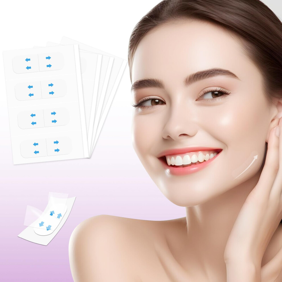 Face Lift Tape 140PCS Invisible Instant Lifting for Women Double Chin and Jawline Under Makeup