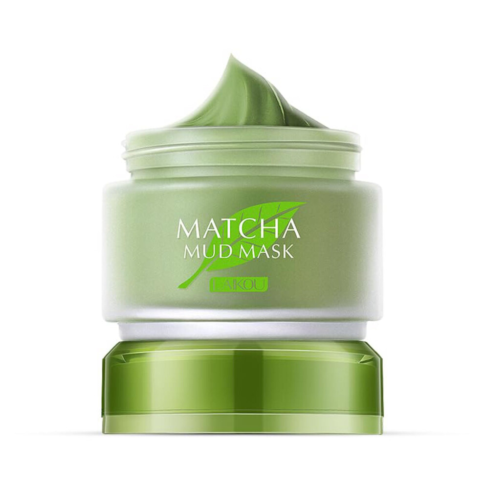 Green Tea Mud Facial Mask For Acne And Oily Skin Deep Pore Cleansing Blackhead Remover 85G