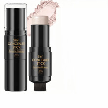 Contour Stick Cream Highlighter Dual Ended Waterproof Long Wear Matte Finish for Face Color 01