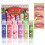 Miaeowve 6 Piece Fruit Flavored Lip Balm Set Deep Hydration Smooth Application Holiday Gift 5