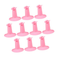 10pcs Nail Art Finger Rest Stand Ergonomic Manicure Hand Rest for Salon and Home Use