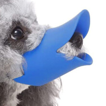 Unique Design Dog Muzzles, Bite-Proof Silicone Material Duck Bill Shape For Teddy Chihuahua Schnauzer Samo Miniature Pinscher, Soft Cozy Anti Bite Pet