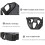 Humanized Muzzle for Flat-Faced Dogs, Breathable Mesh Design, Adjustable Bulldog Muzzle for Biting and Chewing Control 8