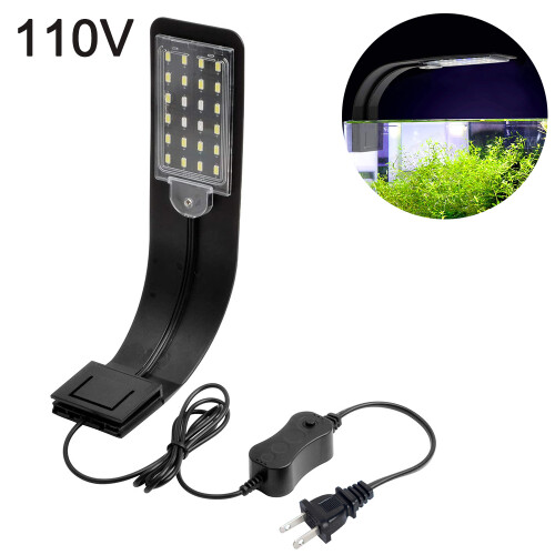 Energy Efficient Aquarium Lamp Sturdy And Durable With 360 Degree Light Adjustment