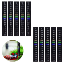 Termómetro indicador con cambio de color, ideal para controlar fácilmente peceras y acuarios.