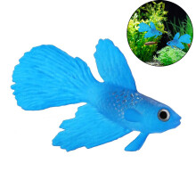 Poissons artificiels en silicone à simulation réaliste, décoration sous-marine d'une beauté éclatante