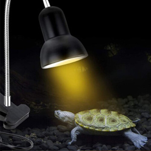 Tortoise Basking Lamp, UVA UVB Reptile Heat Lamp For Healthy Bone Development, Adjustable Temperature With Cycle Timer 2