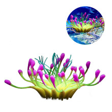 Décoration d'aquarium en gel de silice souple, transformation vibrante en paradis sous-marin, non toxique, bouge naturellement avec le courant,