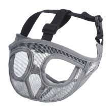 High-Quality Short Snout Dog Muzzle, Environmentally-friendly PVC Dog Mask for Chewing Prevention, Soft Wear-resistant Edge Ensures Comfort and Durabi